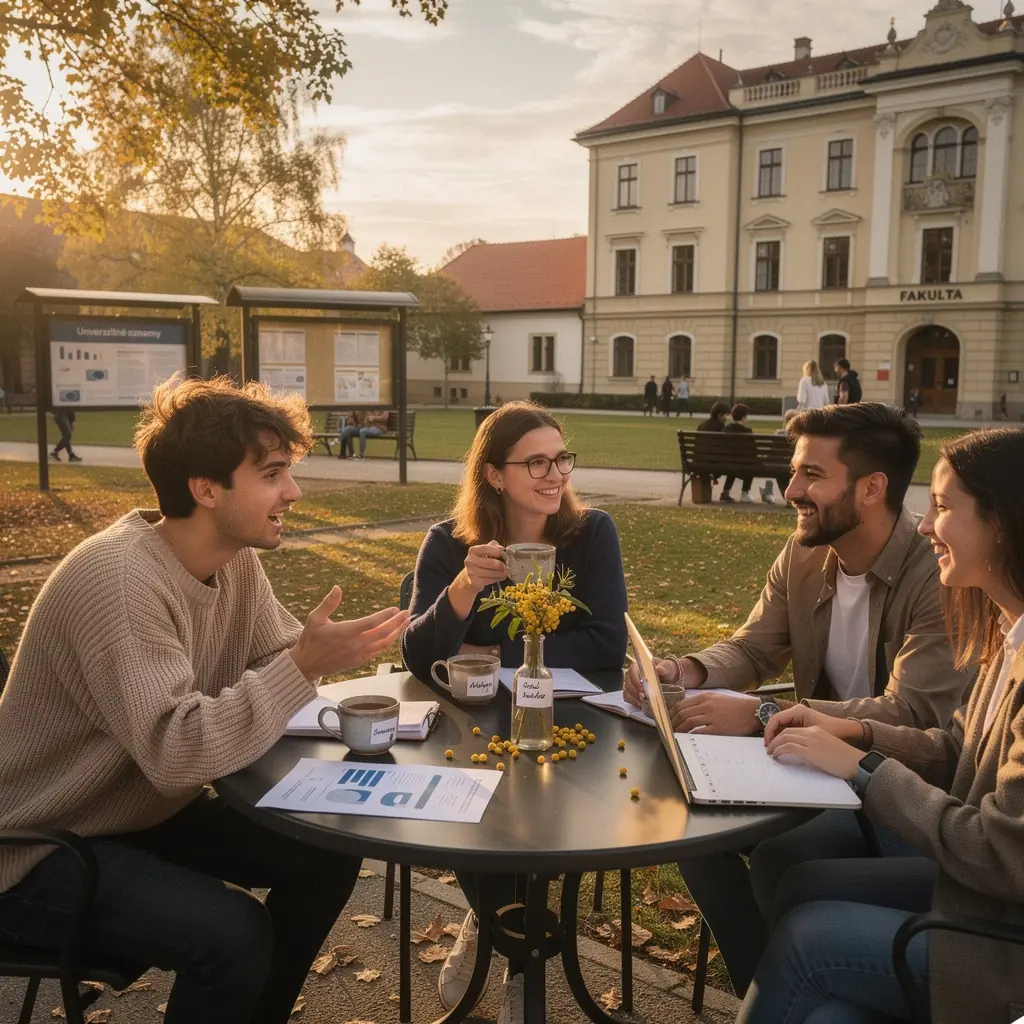 Detailný záber na čajové lístky s kvetmi osmanthu a sušenými marhuľami.
